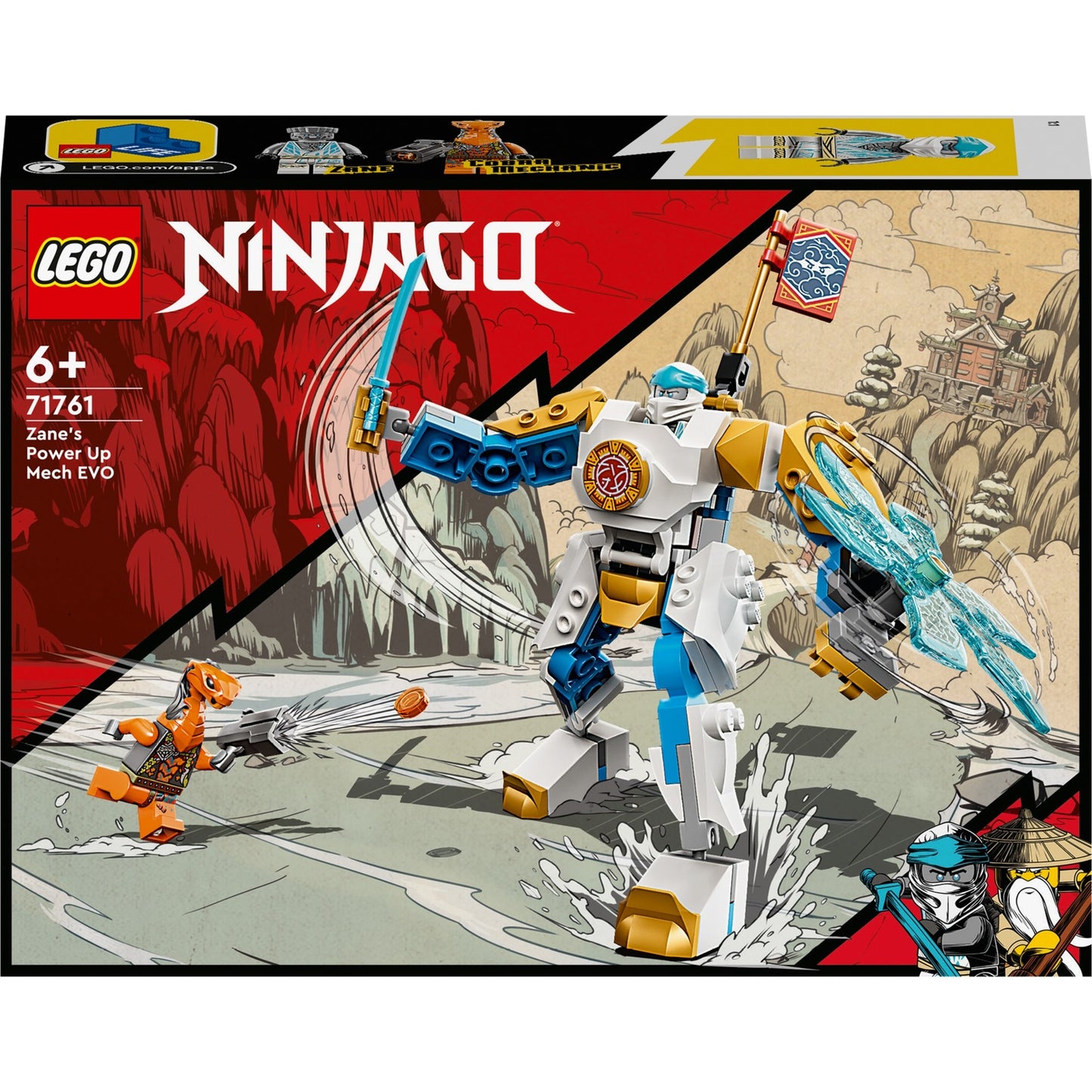 Lego ninjago - zane's power-upmecha evo constructiespeelgoed (71761)