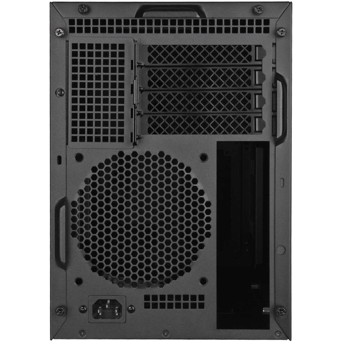 Silverstone sugo 17 mini tower behuizing (zwart | 2x usb-a | 1x usb-c)