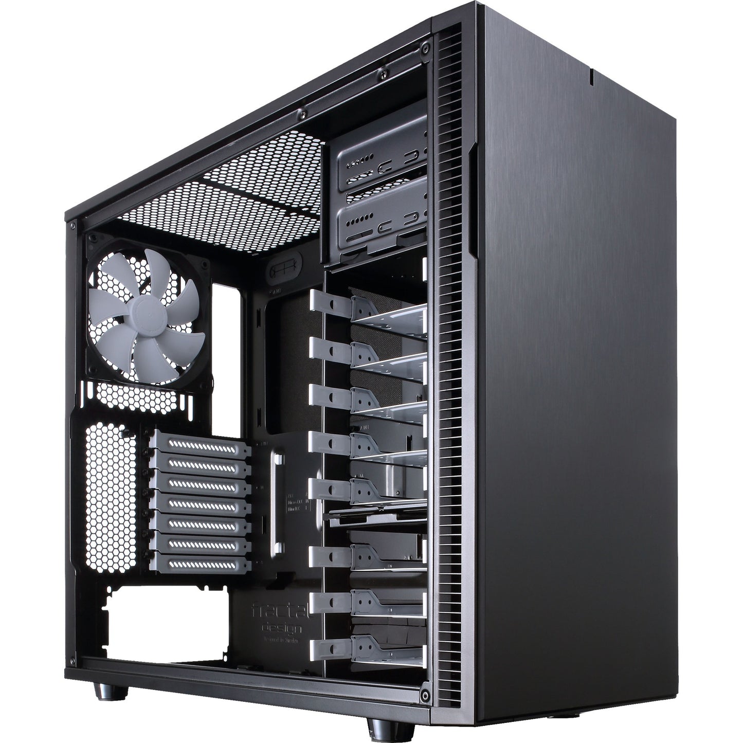 Fractal design define r5 midi tower behuizing (zwart | 4x usb-a)
