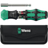 Wera kraftform kompakt 28 ra met etui, 6‑delig bitset (zwart groen)