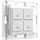 Shelly wandschakelaar 4 knoppen voor smart home draadloos