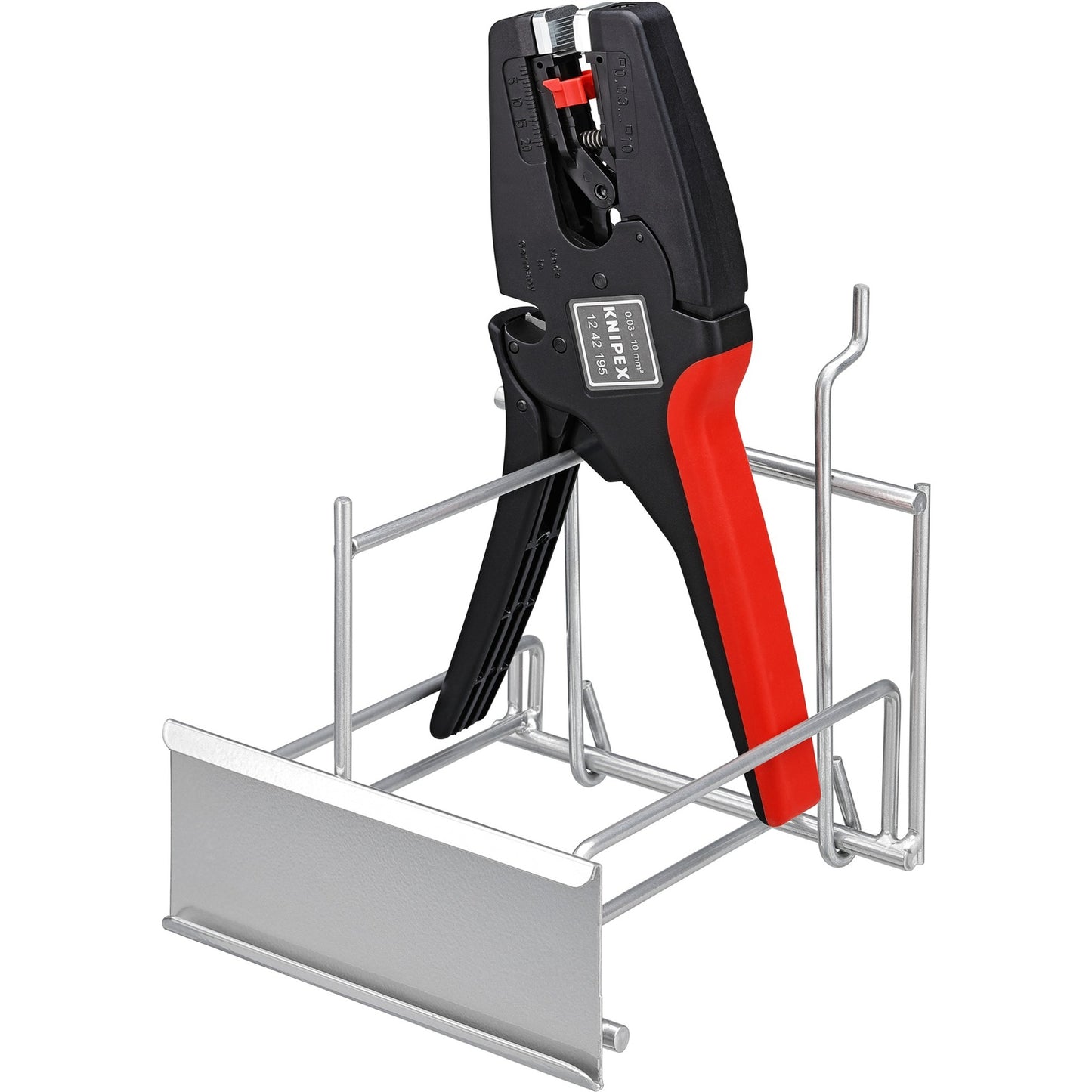 Knipex multistrip 10 automatische afstriptang 1242195 (zwart rood)