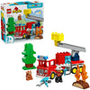 Lego duplo town 10473 brandweertruck met slang en brandweerman