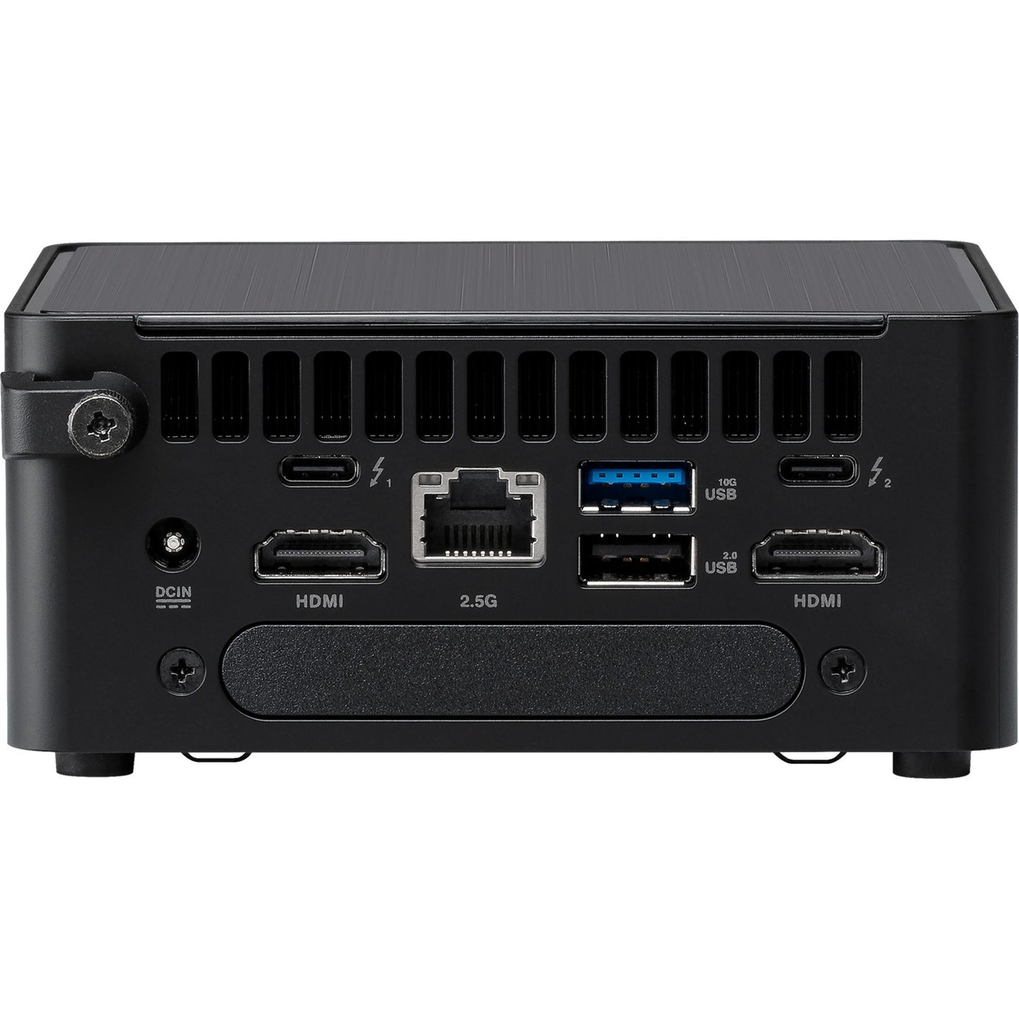 Asus nuc 14 pro tall kit rnuc14rvhi300002i barebone (zwart | core 3 100u | intel graphics)