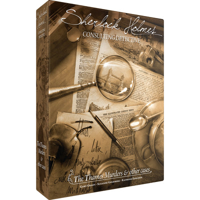 Asmodee sherlock holmes consulting detective: the thames murders other cases bordspel (engels, 1 - 8 spelers, 60 - 90 minuten, vanaf 12 jaar)
