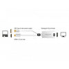 Delock hdmi-a (male) > displayport 1.2 (female) adapter (wit, 0,245 meter)
