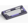 Iqunix og80 lavandin wireless mechanical keyboard (lavendel, us lay-out (qwerty), cherry mx brown, 80% (tkl), hot-swappable, pbt, 2.4ghz | bluetooth 5.1 | usb-c)