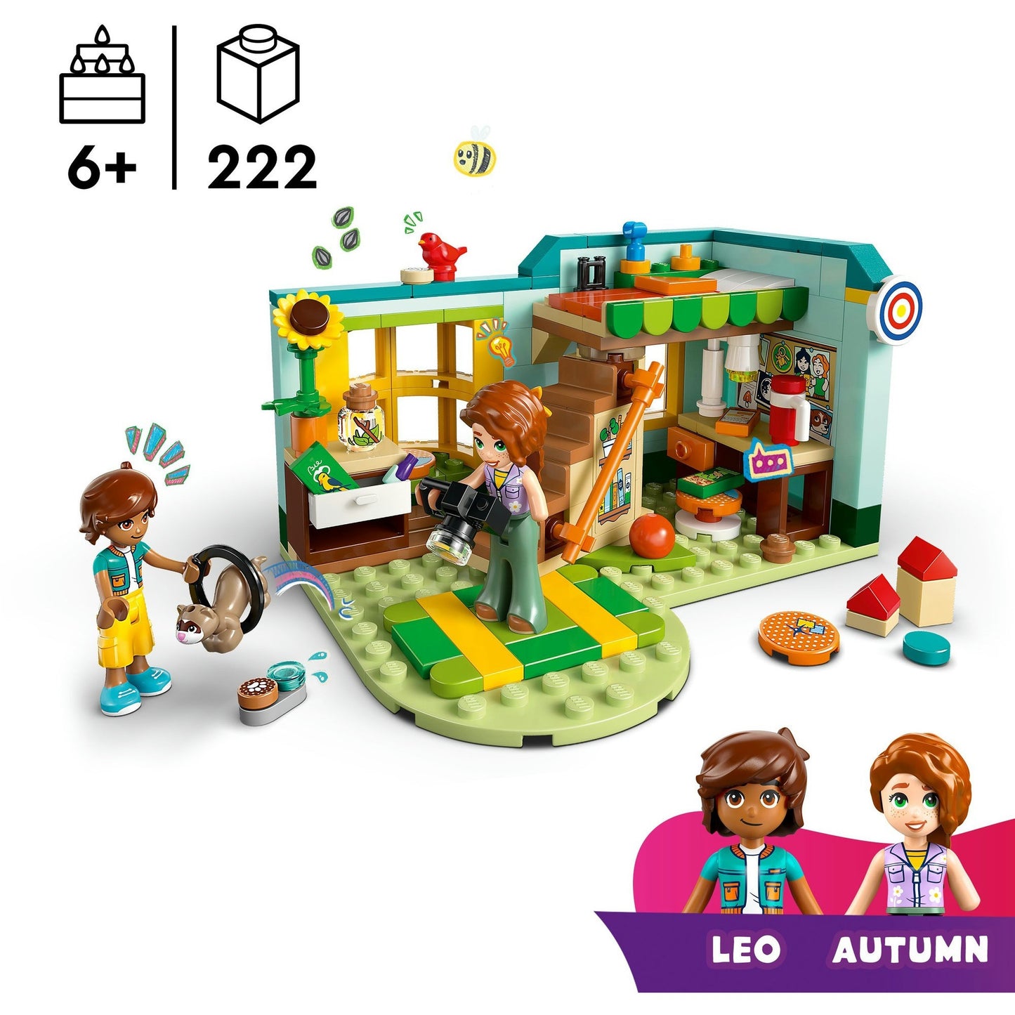 Lego friends - autumns kamer constructiespeelgoed (42646)