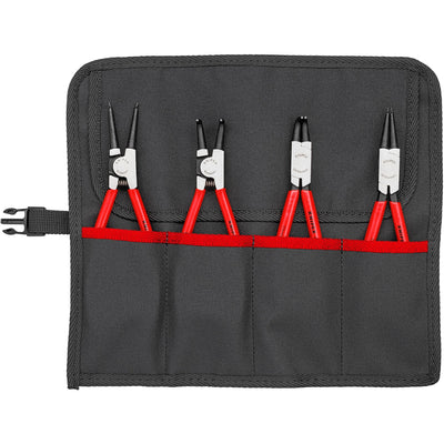 Knipex borgveertangenset 001956 (rood zwart, 4-delig)