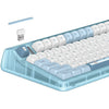 Iqunix og80 wintertide wireless mechanical keyboard (lichtblauw, us lay-out (qwerty), iqunix moonstone turbo, 80% (tkl), rgb leds, hot-swappable, pbt, 2.4ghz | bluetooth 5.1 | usb-c)