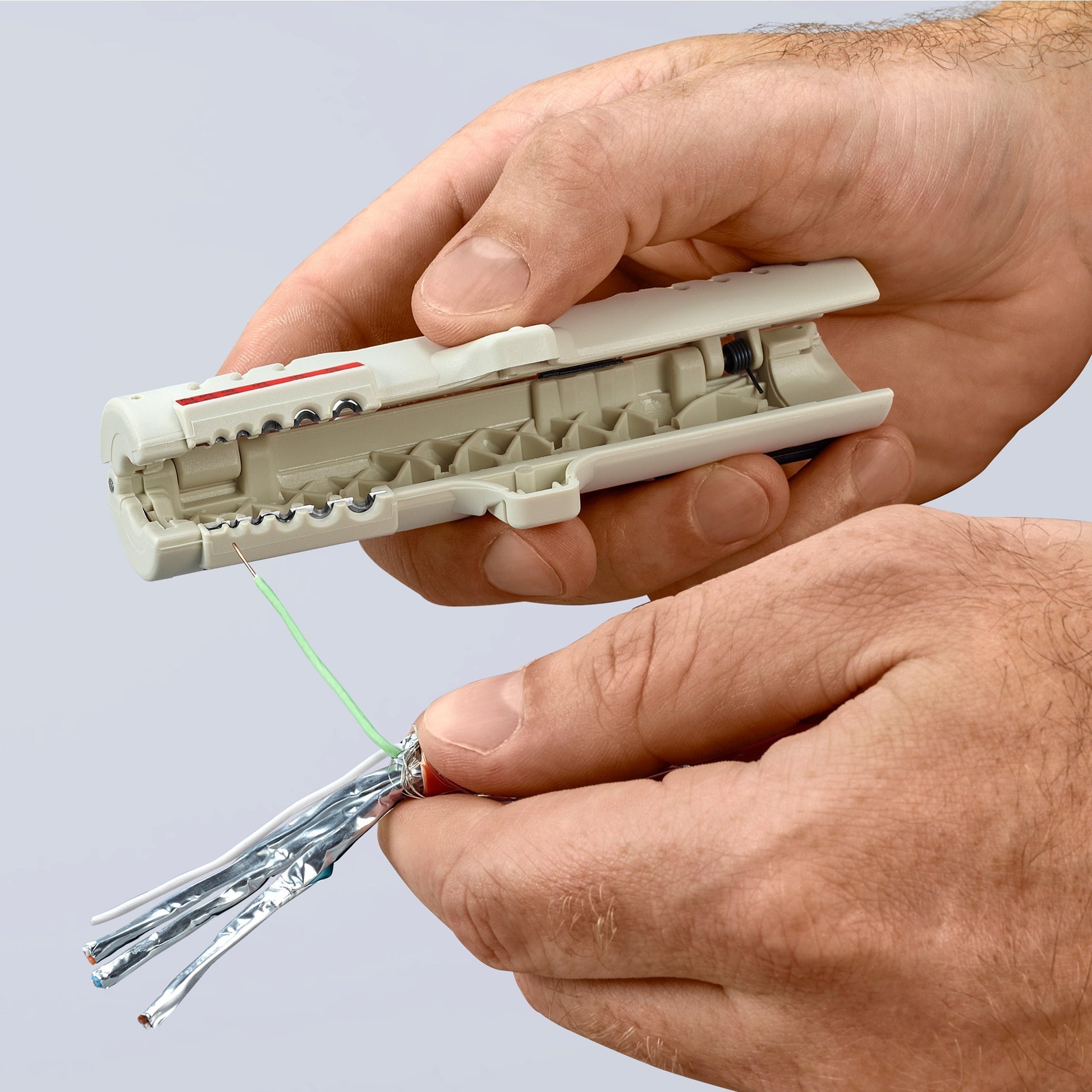 Knipex kabelstripper 1665125sb kabelstrip- ontmantelingsgereedschap