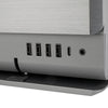 Silverstone crown 04 htpc behuizing (donkergrijs | 4x usb-a | 1x usb-c)