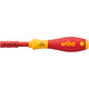 Wiha schroevendraaier met bithouder softfinish electric slimvario (rood geel)