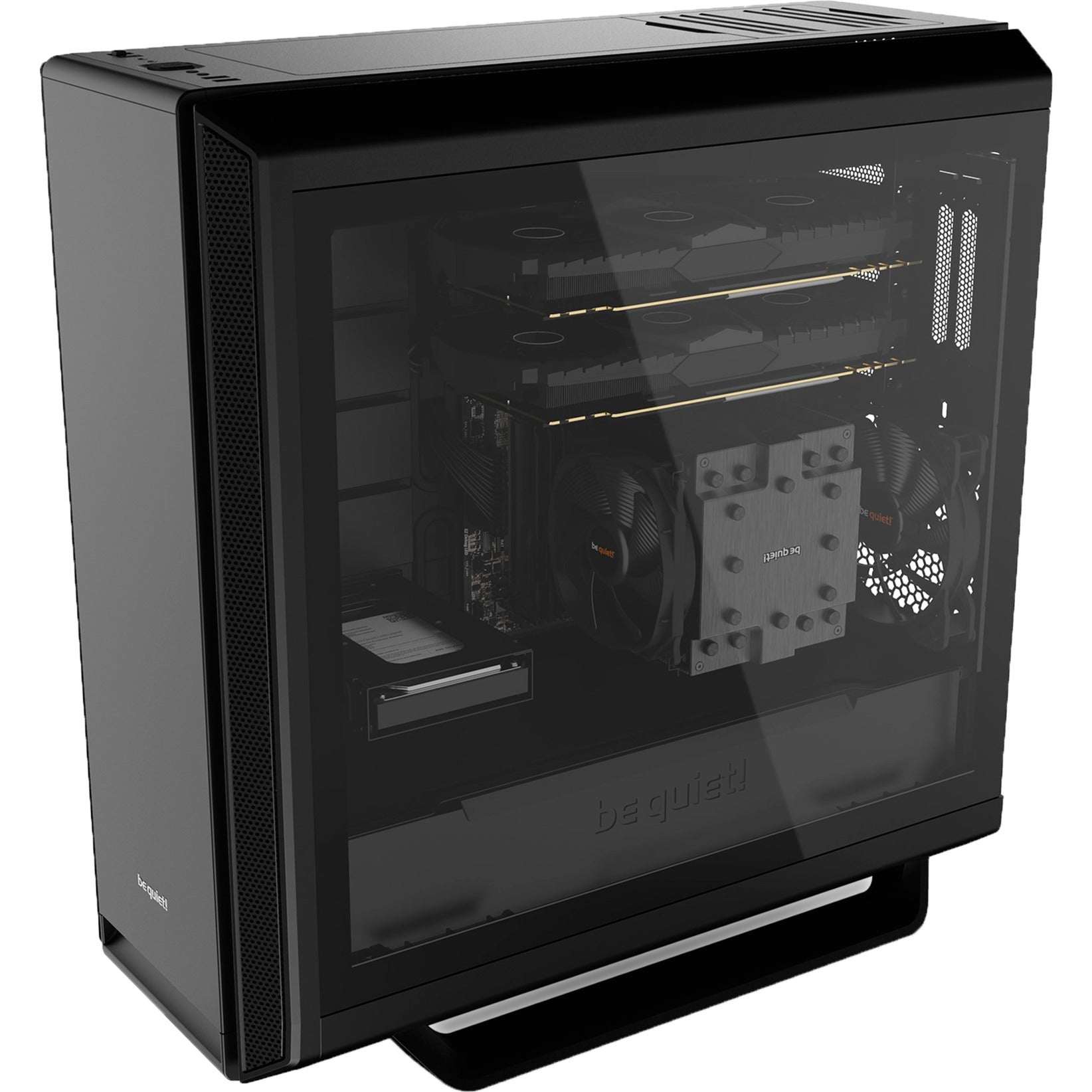 Be quiet! silent base 802 window midi tower behuizing (zwart | 2x usb-a | 1x usb-c | window)