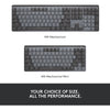 Logitech mx mechanical toetsenbord (zwart, us-international lay-out (qwerty), 100%, bluetooth)