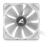 Sharkoon rebel f50 pwm rgb case fan (wit, 120 x 120 x 25 mm)
