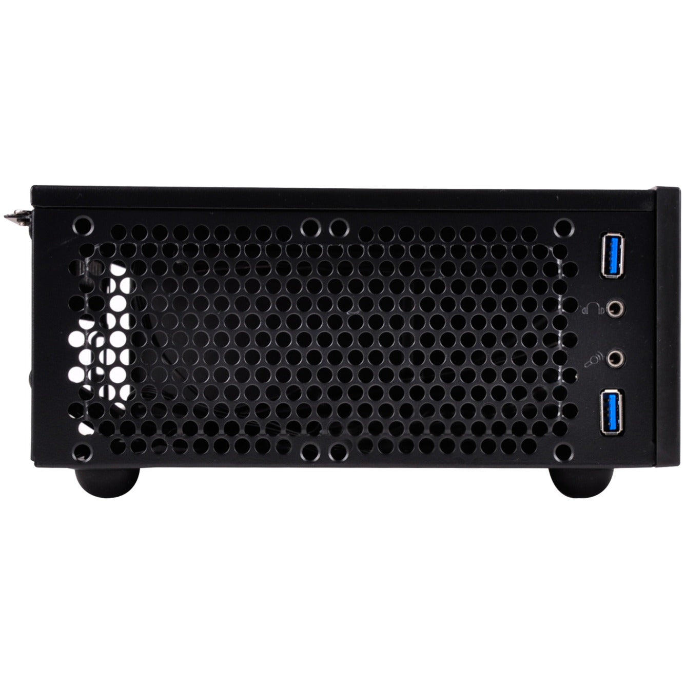 Silverstone sst-ml09b htpc behuizing (zwart | 2x usb-a)