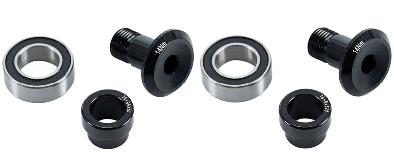 Cube trunnion rock mount bearing set stereo hybrid