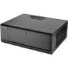 Silverstone sst-gd10b htpc behuizing (zwart | 2x usb-a)