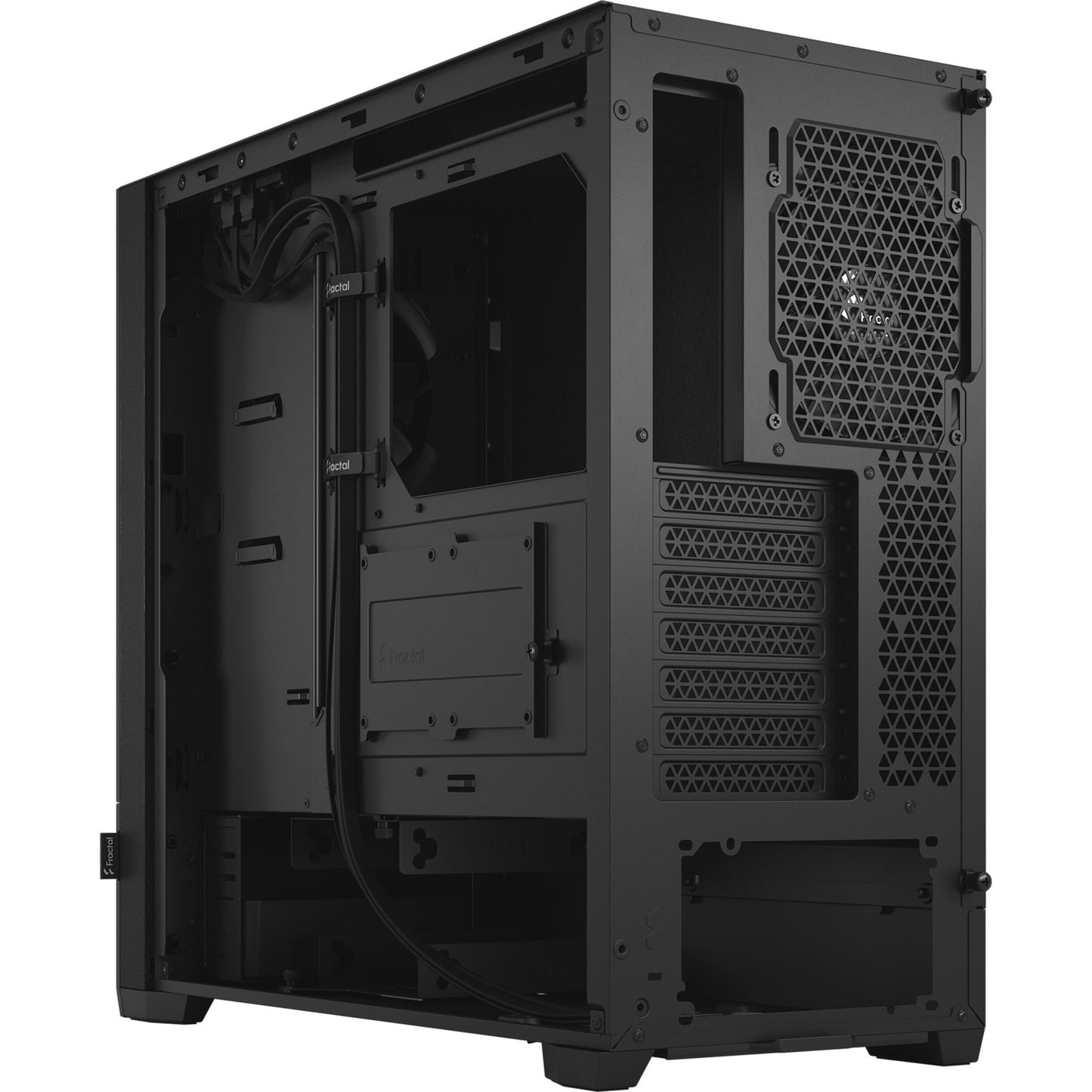 Fractal design pop silent midi tower behuizing (zwart | 2x usb-a)