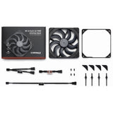 Noctua nf-a14x25 g2 pwm chromax.black case fan (zwart, 140 x 140 x 25 mm) - afbeelding 8