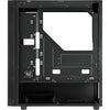Sharkoon rgb slider midi tower behuizing (zwart | 3x usb-a | rgb | tempered glass)