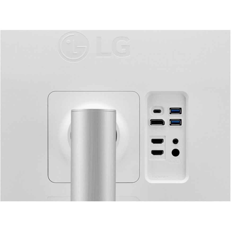 Lg ultrafine 27up850k-w 27 4k uhd monitor (zilver zwart, 2x hdmi, displayport, 2x usb-a, usb-c)
