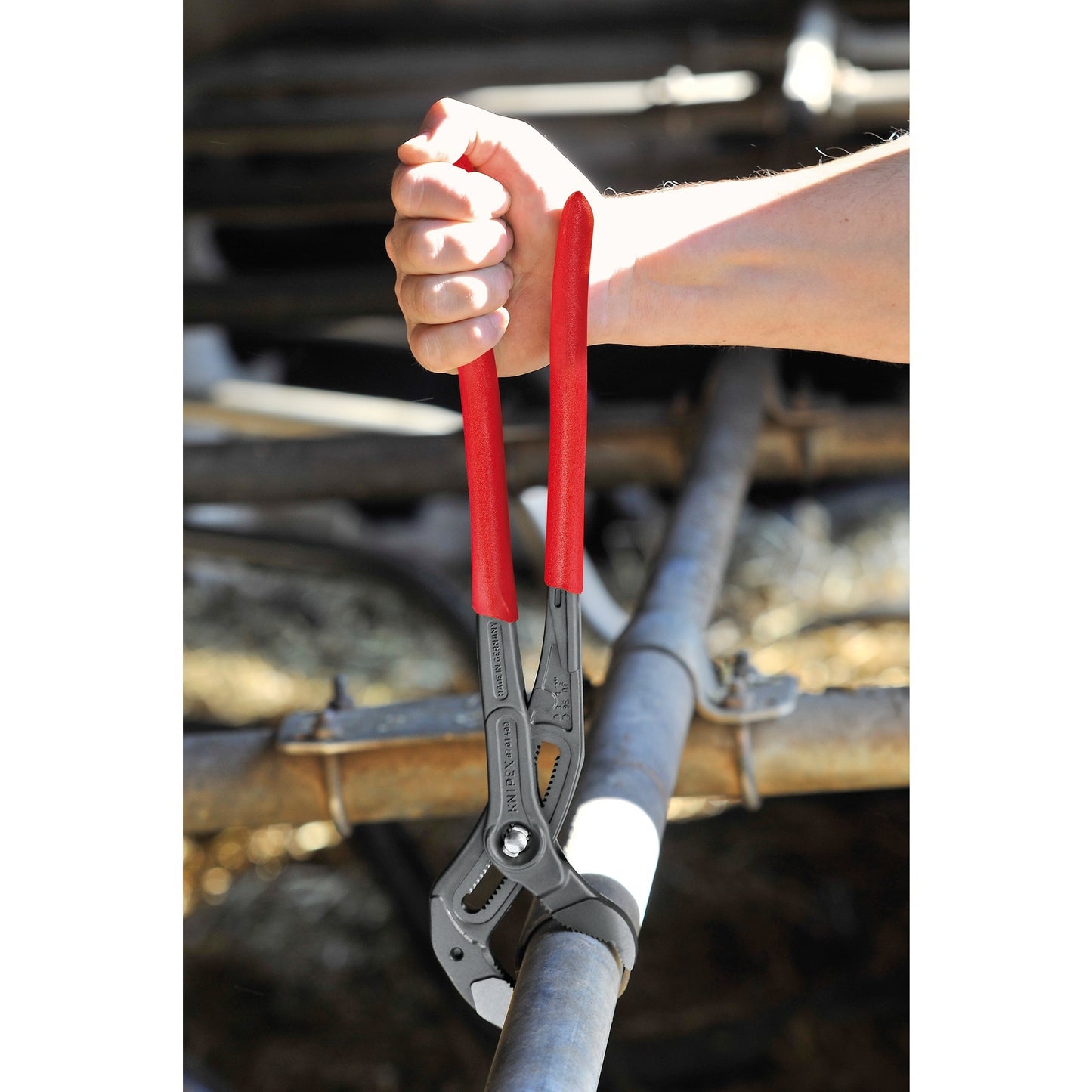 Knipex cobra xl waterpomptang 8701400 zweedse- waterpomp-tang (rood)