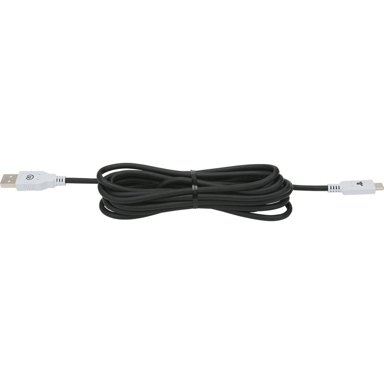 Powera usb-c-kabel voor playstation 5 (zwart wit, 3 meter)