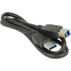 Delock usb 3.0 > 4x gigabit lan adapter (zwart, 80 centimeter)