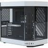 Hyte y60 midi tower behuizing (wit zwart | 3x usb-a | tempered glass)