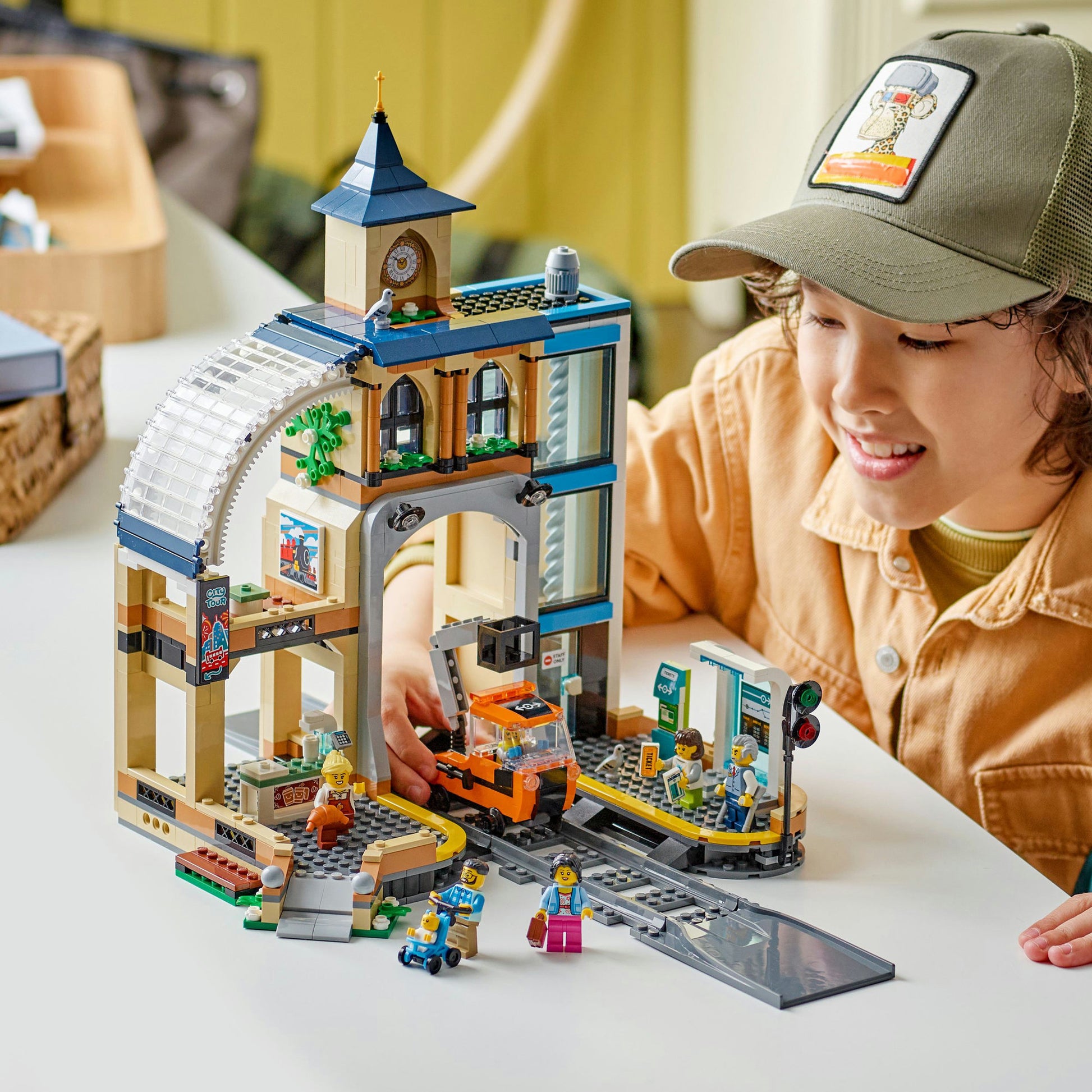 Lego ® city centraal station, bouwspeelgoedset - 60469