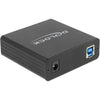 Delock usb 3.0 > 4x gigabit lan adapter (zwart, 80 centimeter)