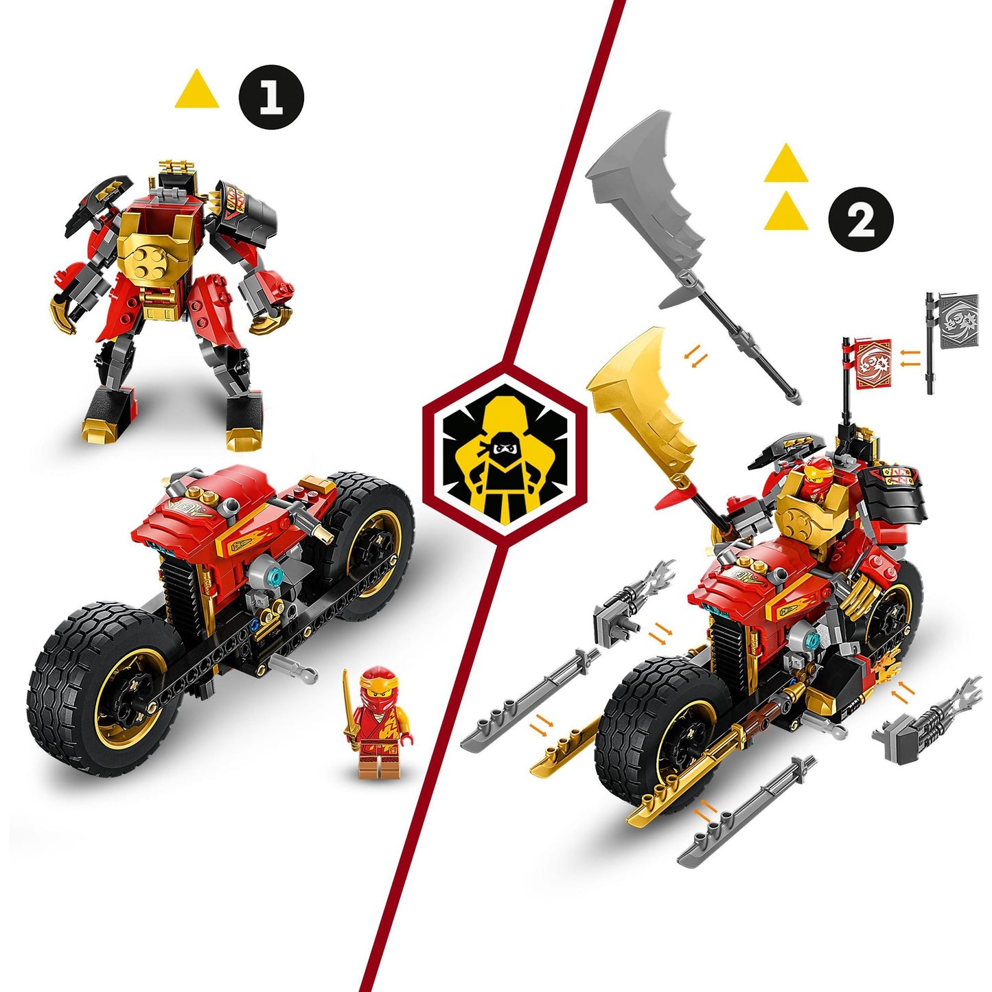 Lego ninjago - kai’s mech rider evo constructiespeelgoed (71783)