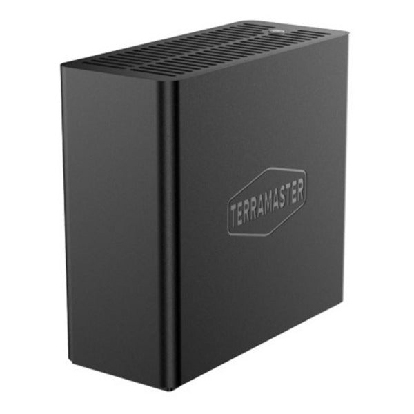 Terramaster f4 ssd nas (zwart, 1x 5gbe, hdmi, usb)
