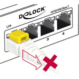 Delock cat.6a netwerkkabel (wit, 5 meter, s stp, rj-45) - afbeelding 4
