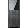 Silverstone sst-ps13b midi tower behuizing (zwart | 2x usb-a)