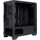 Inter-tech h-606 mini tower behuizing (zwart | 2x usb-a) - afbeelding 8