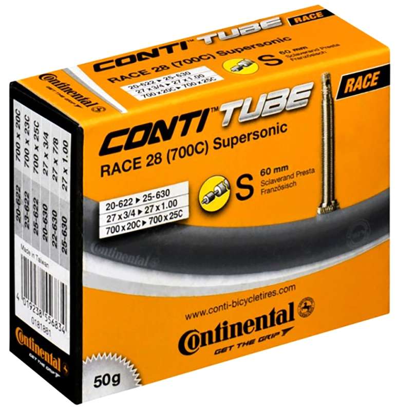 Continental Binnenband 28 Race Supersonic 18-622 -> 25-630 SV60mm ventiel