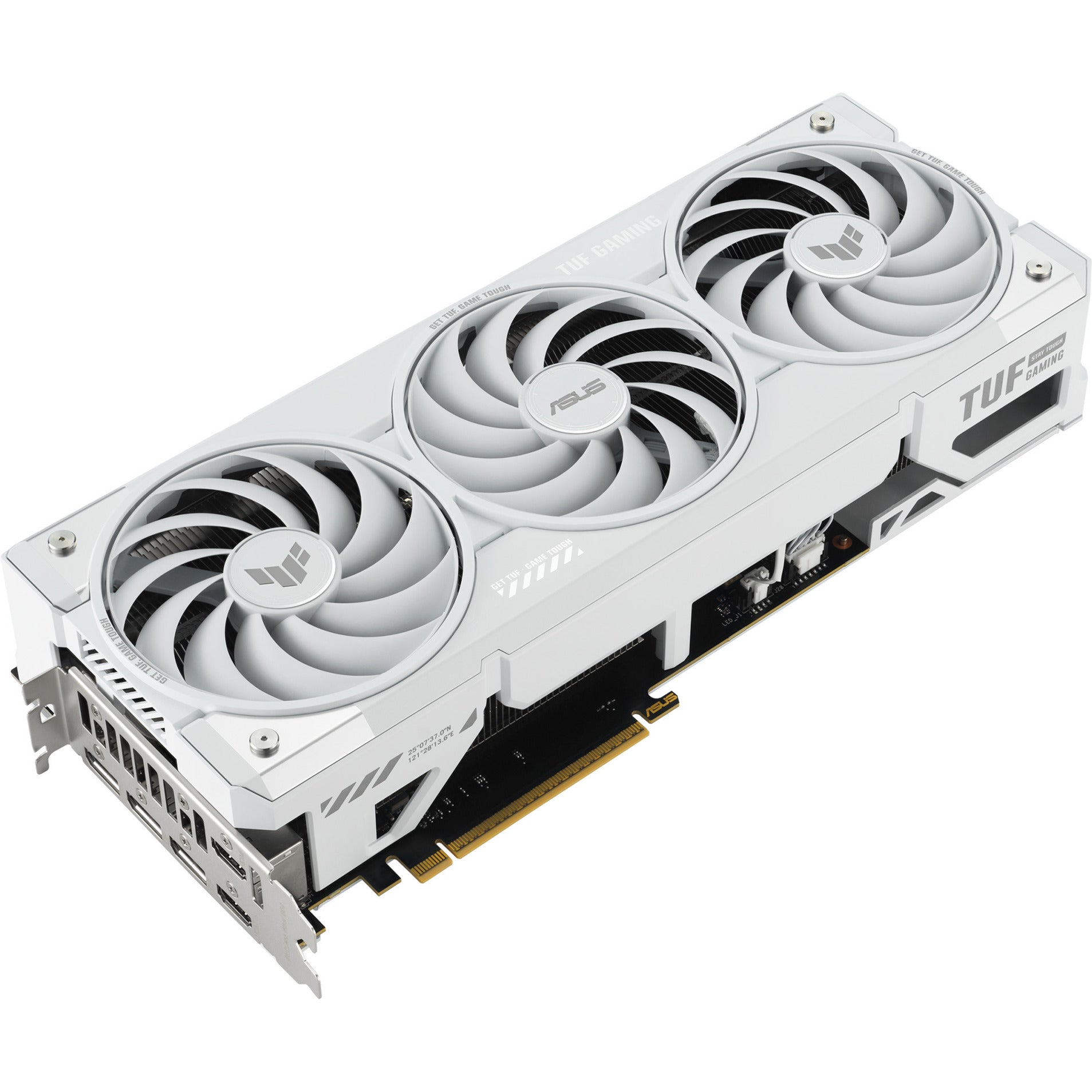 Asus tuf gaming geforce rtx 5070 ti oc white grafische kaart (wit, 3x displayport, 2x hdmi, dlss 4)