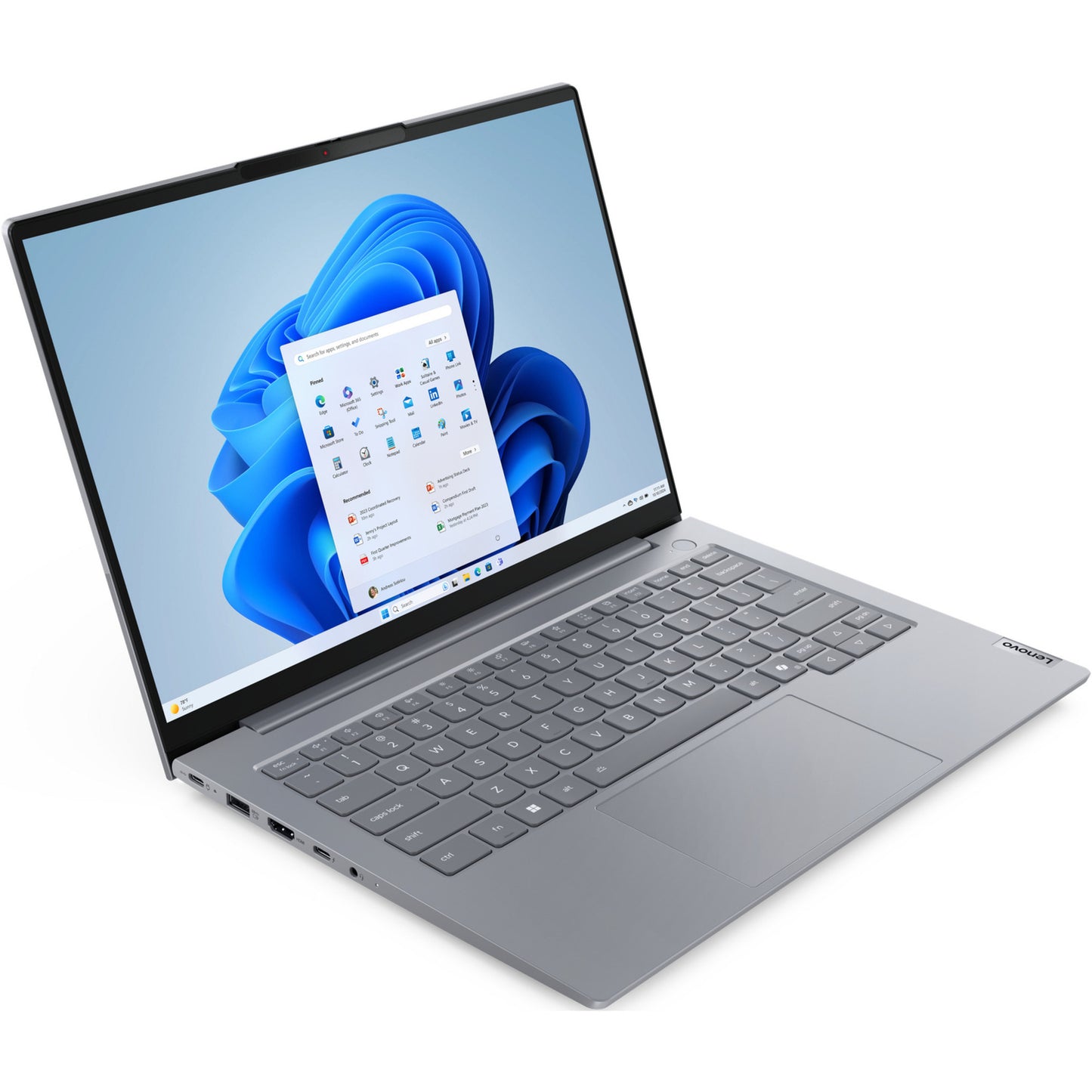 Lenovo thinkbook 14 g8 irl (21sg008pmh) 14 laptop (grijs | core 7 240h | intel graphics | 16 gb | 512 gb ssd)