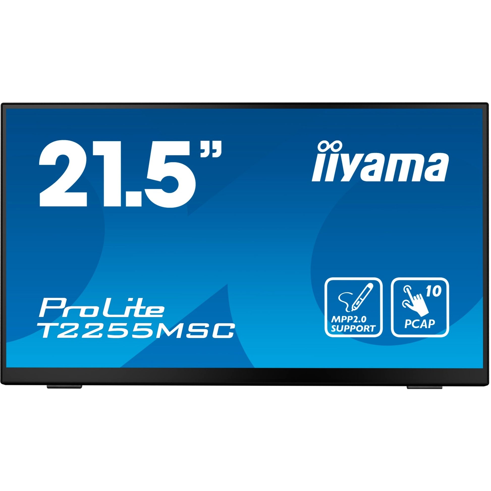 Iiyama prolite t2255msc-b1 21.5 monitor (zwart, hdmi, displayport, 2x usb-a)