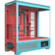 Thermaltake view 600 tg mint strawberry big tower behuizing (mint bes | 2x usb-a | 1x usb-c | tempered glass) - afbeelding 3
