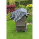 Nature tuinmeubelafdekhoes voor gestapelde stoelen afdekking (grijs, 6031601)