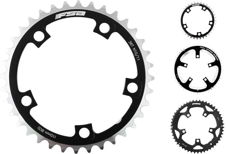 Fsa road pro 5-arm 110mm bolt circle chainring