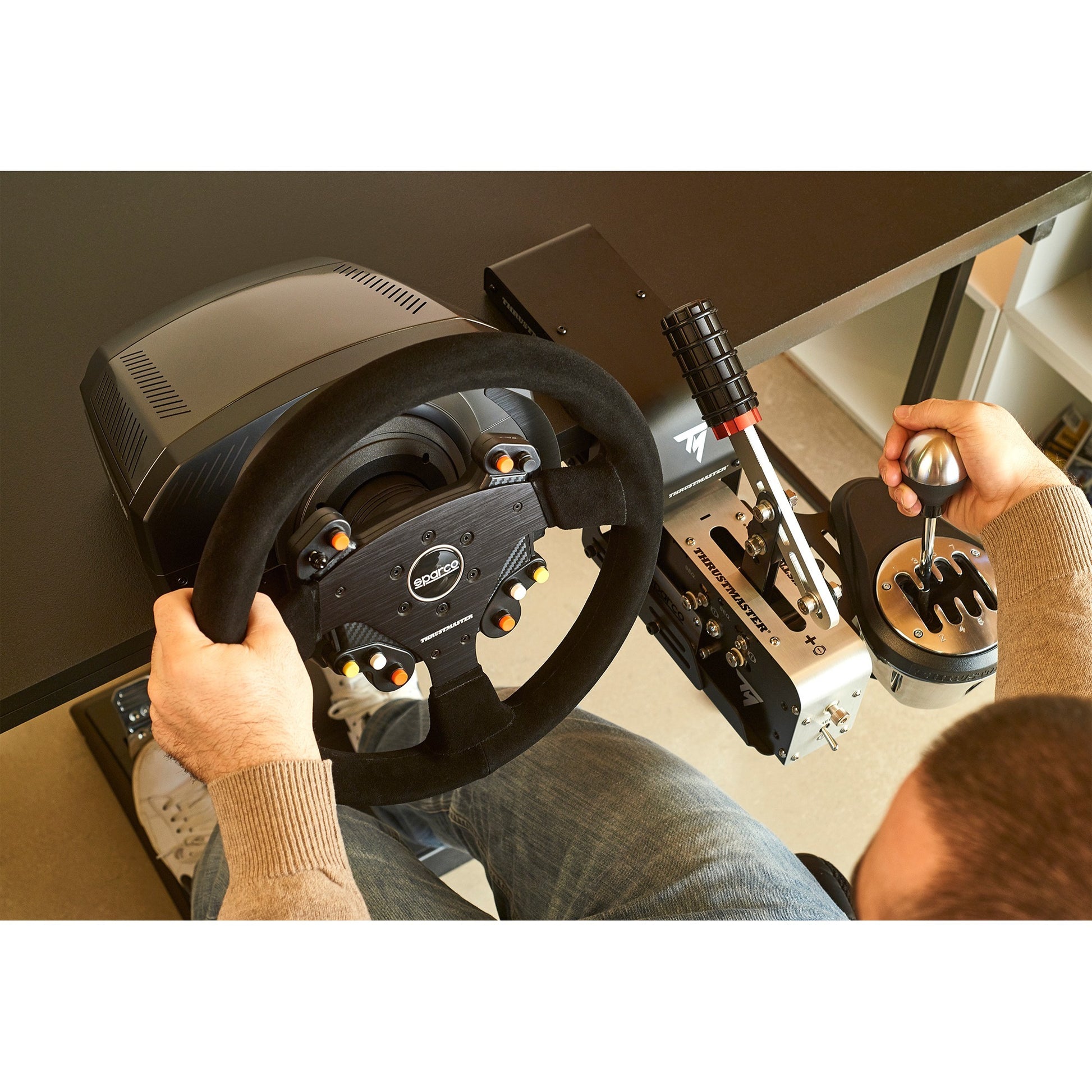Thrustmaster tm racing clamp houder (zwart, voor tss handbrake th8a shifter)