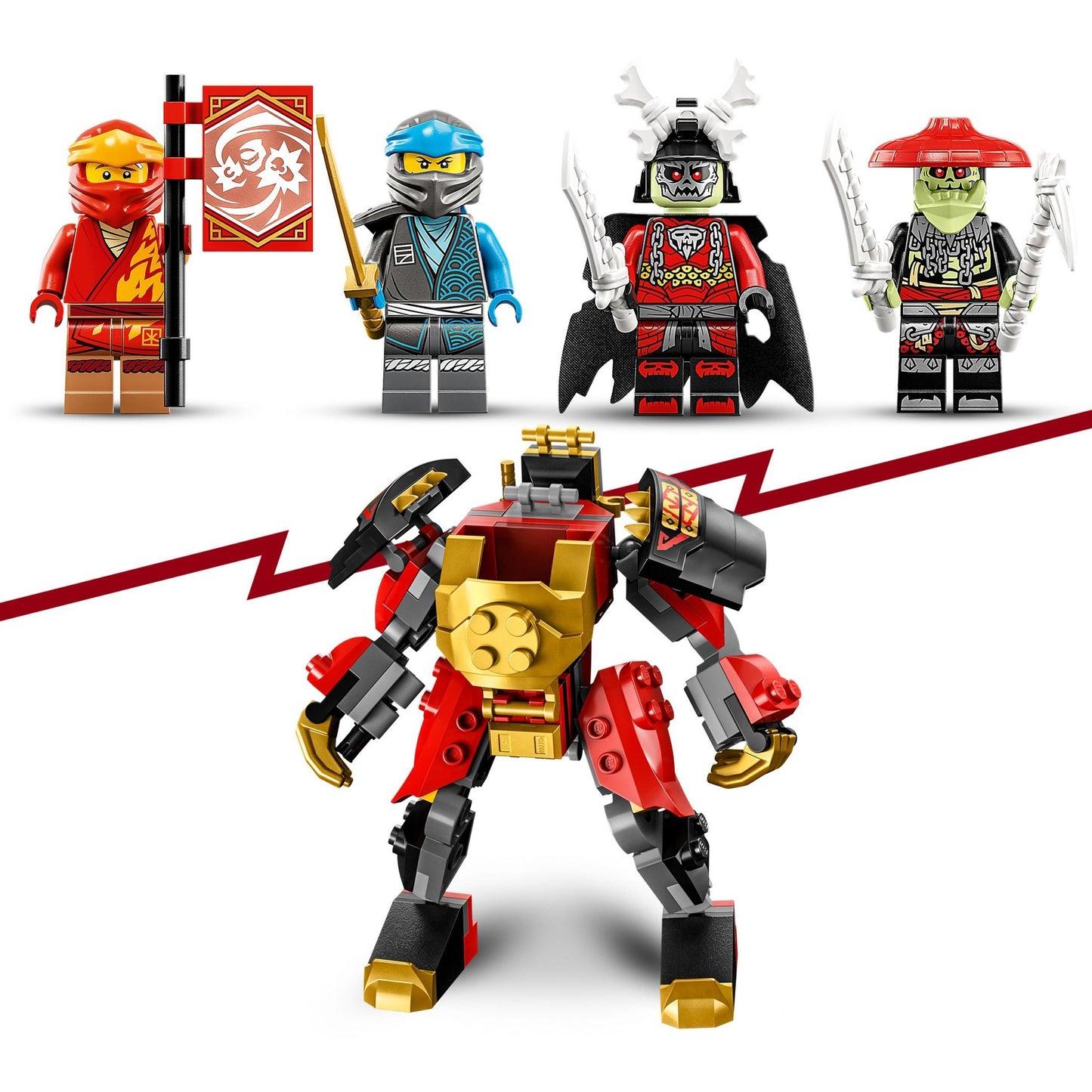 Lego ninjago - kai’s mech rider evo constructiespeelgoed (71783)