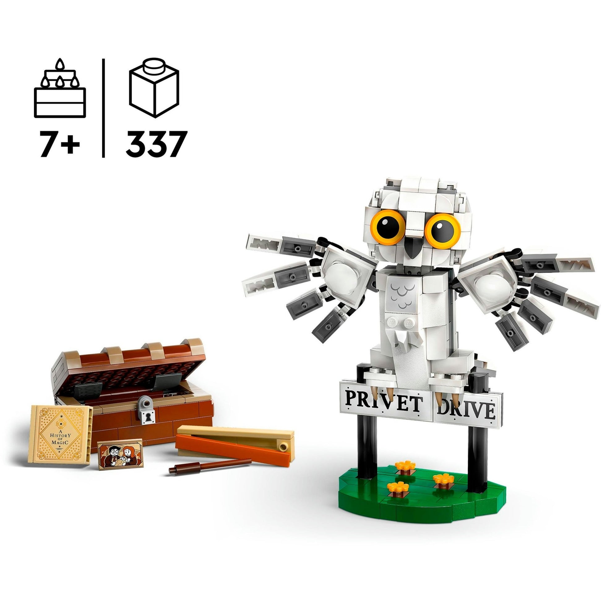 Lego harry potter 76425 hedwig bij ligusterlaan