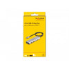 Delock usb 10 gbps usb-c hub usb-hub (grijs, 2x usb-a 3.2 (10 gbit s), 2x usb-c 3.2 (10 gbit s))