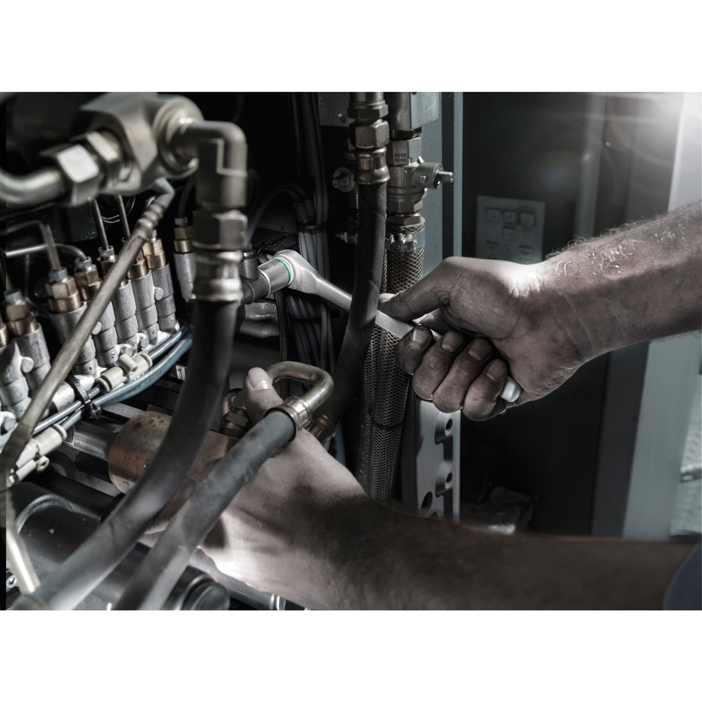 Wera 8100 sa 7 zyklop metal-ratelset doorsteekvierkant 1 4 gereedschapsset (28-delig)